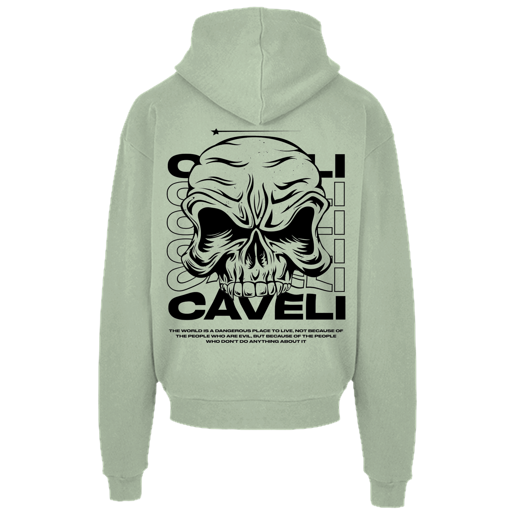 HOODIE SKULLHEAD LIGHTMINT
